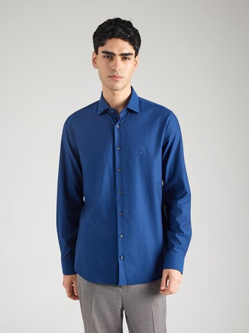 Michael Kors Slim Fit Риза в синьо: отпред