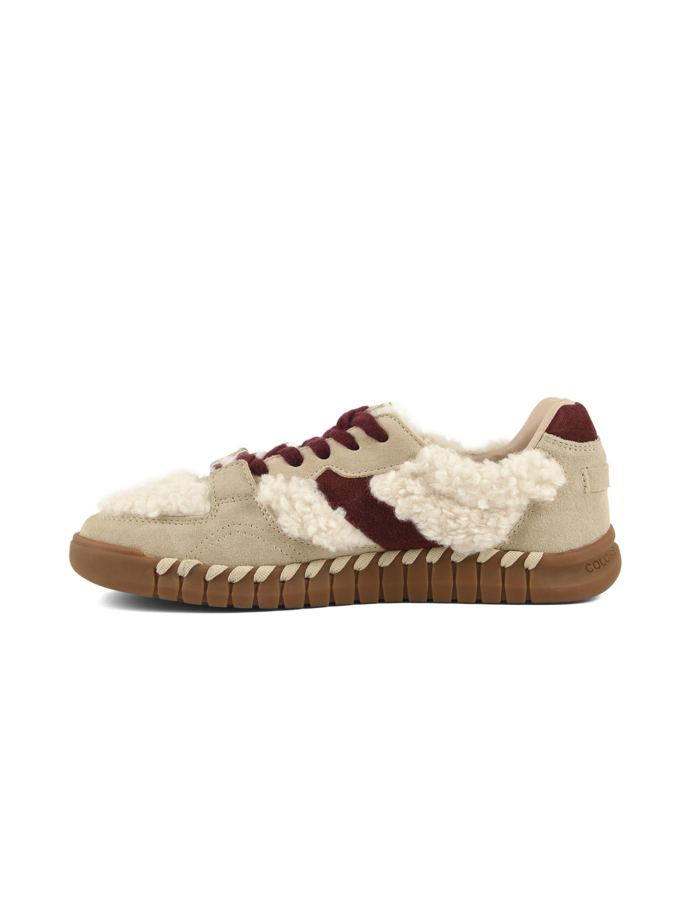 Sneaker bassa di COLORS OF CALIFORNIA in beige: lato