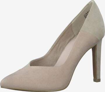 MARCO TOZZI - Zapatos con plataforma en beige: frente