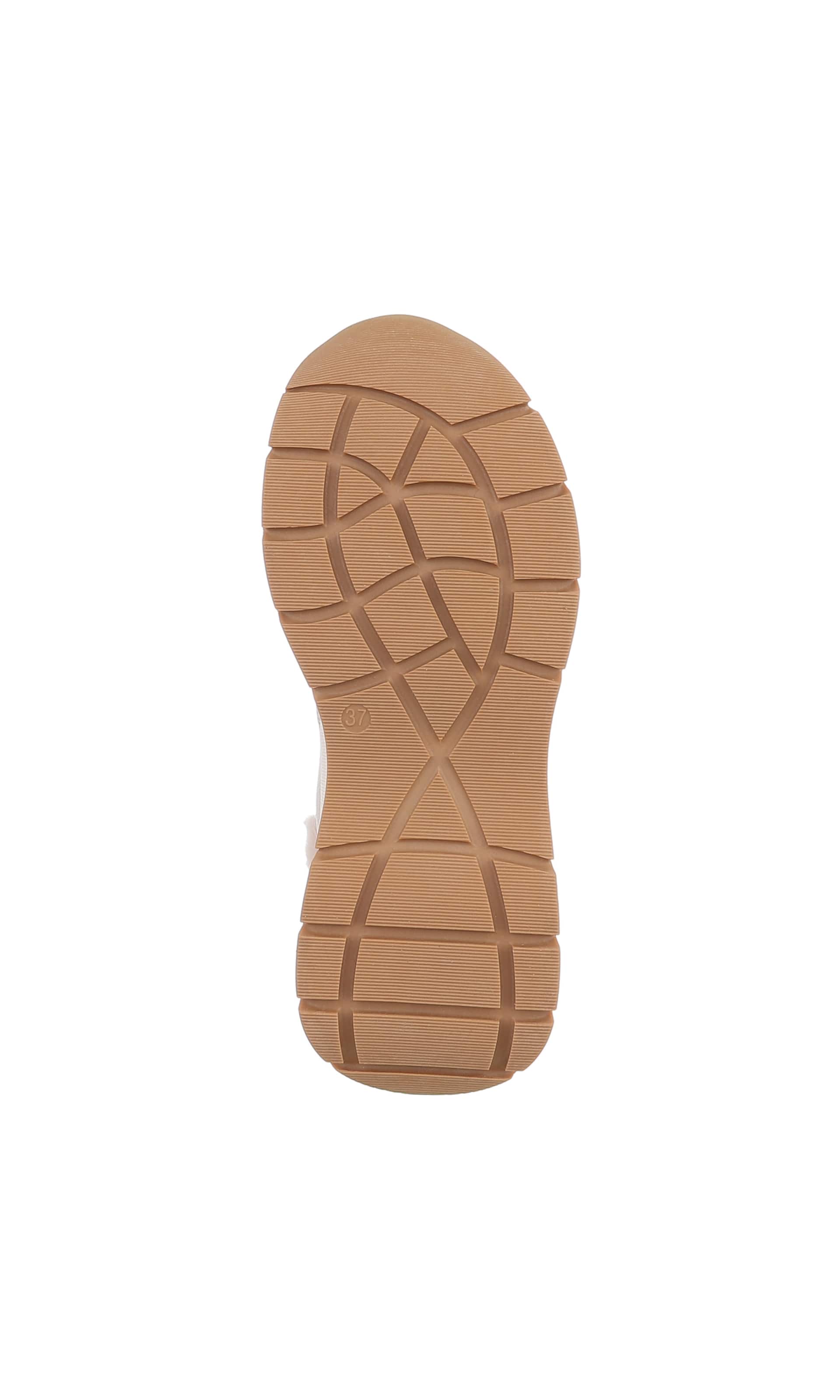 Ital-Design Schnürstiefelette in Beige