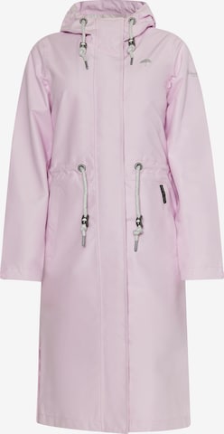 Manteau mi-saison Schmuddelwedda en rose : devant