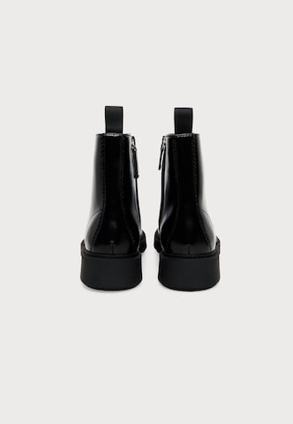 Bottines à lacets 'Angey' HUGO en noir : derrière