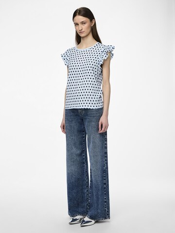 PIECES T-Shirt 'PCLuna' in Blau