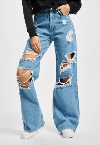 2Y Premium Wide leg Jeans 'Carla' in Blauw: voorkant