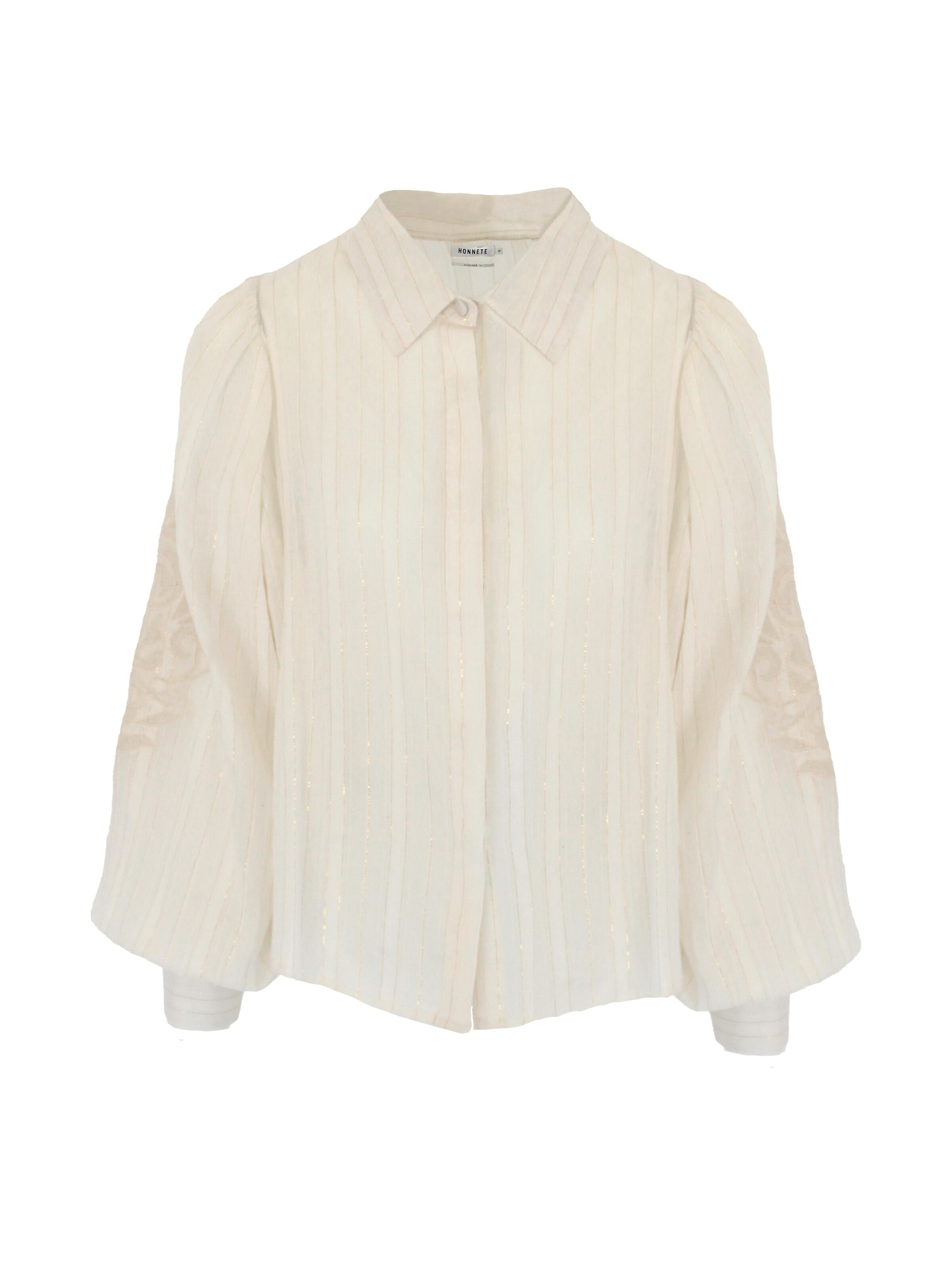 Honnête Atelier Blouse 'Meave' in Beige