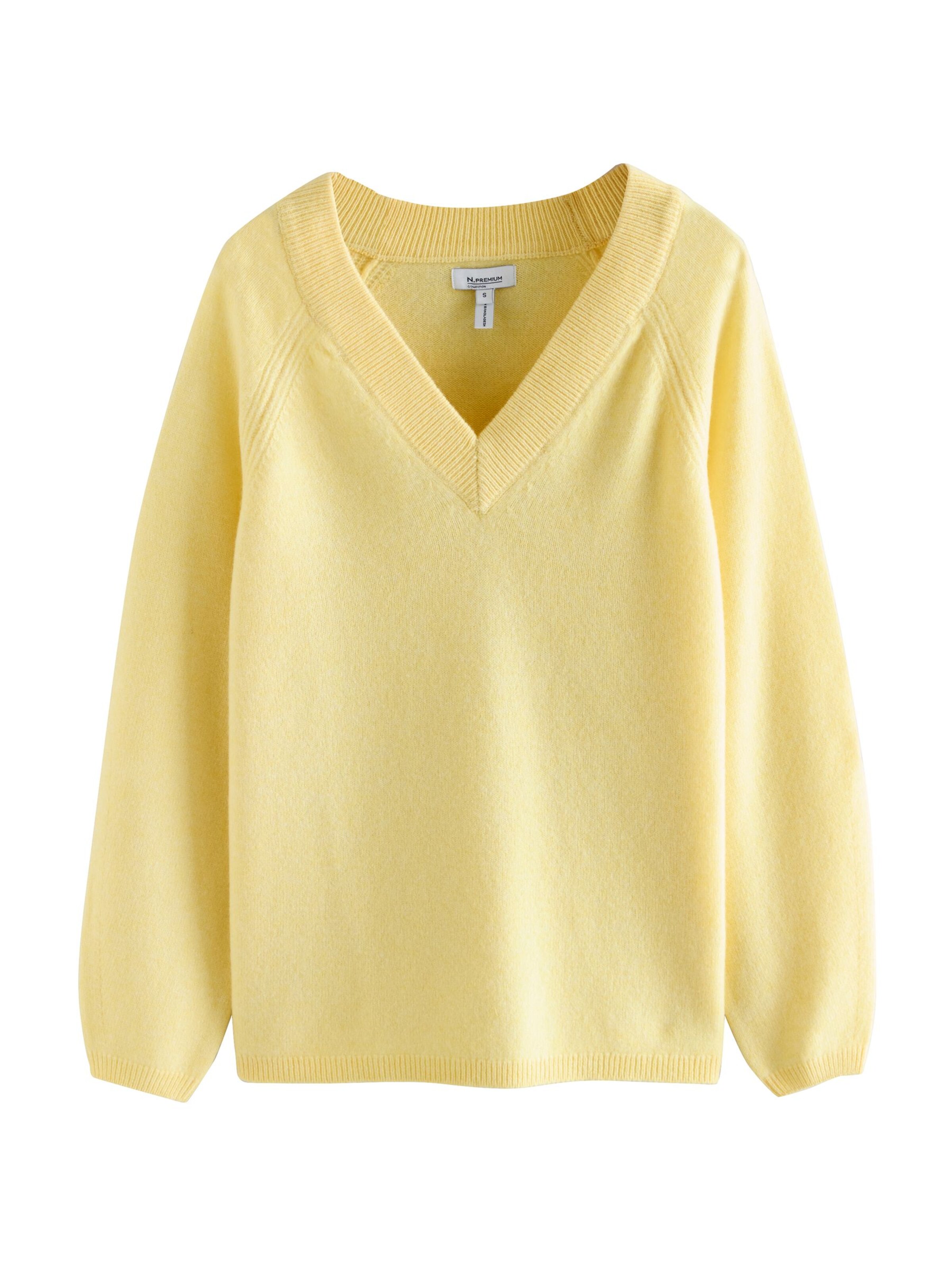 Pull-over Next en jaune : devant