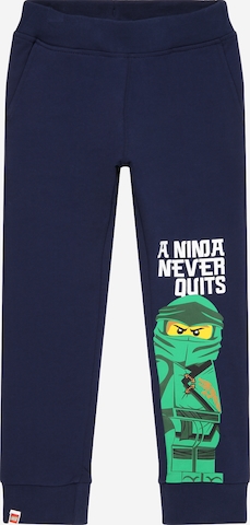 LEGO® kidswear Alt kitsenev Püksid 'Ninjago', värv sinine: eest vaates