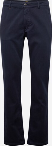BOSSSlimfit Chino hlače - plava boja: prednji dio