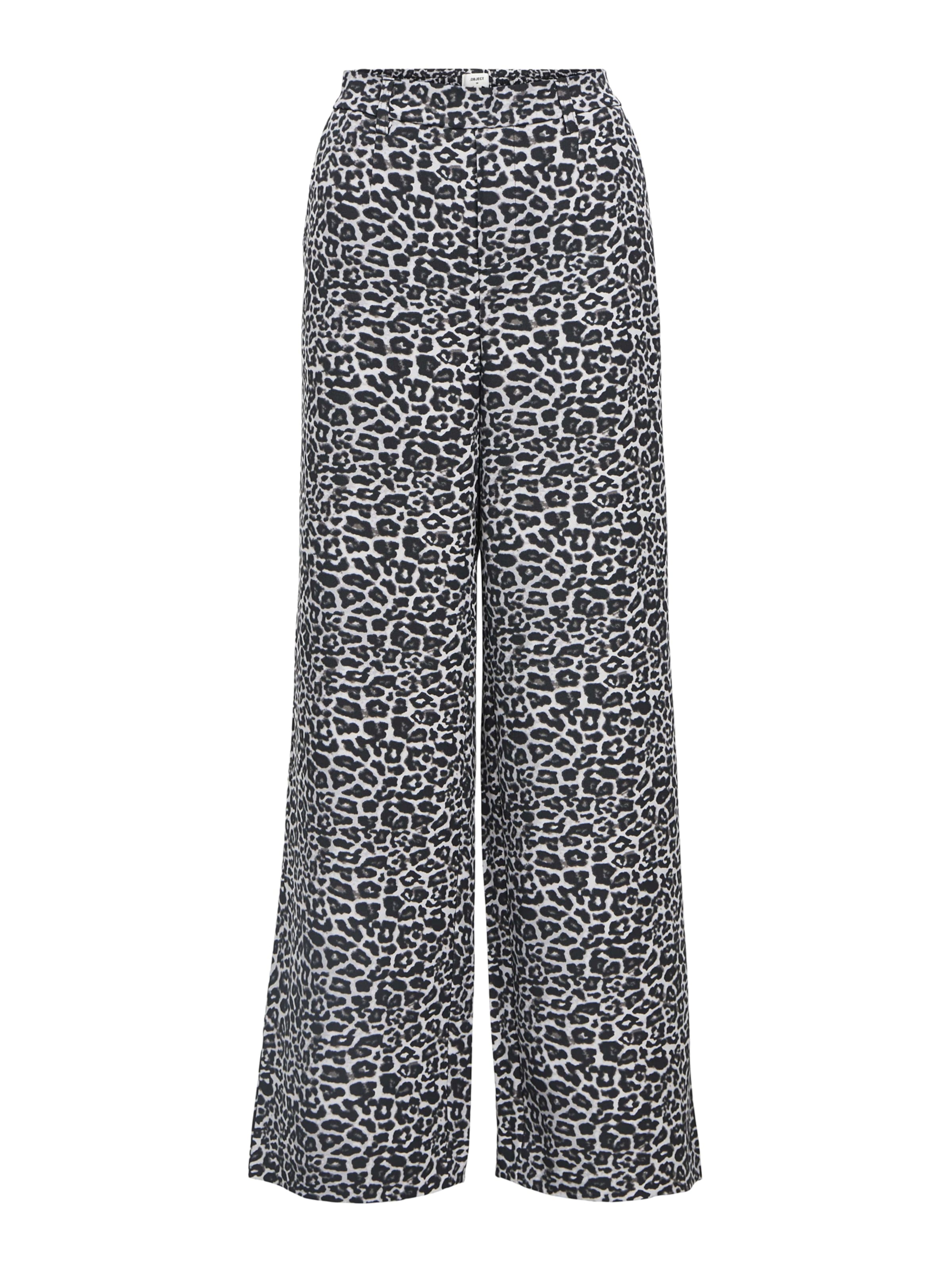 OBJECT Wide leg Παντελόνι 'OBJALBA' σε γκρι: μπροστά