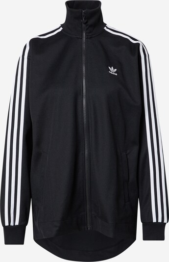 ADIDAS ORIGINALS Sweatjacke 'Adicolor Classics Long' in schwarz / weiß, Produktansicht