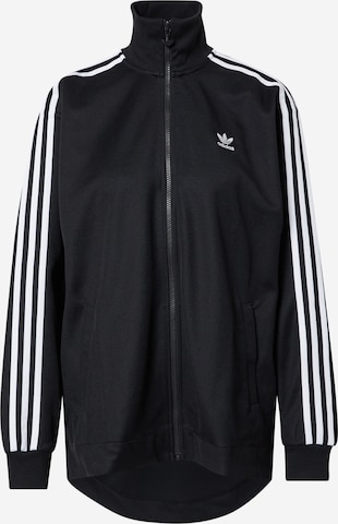 ADIDAS ORIGINALS - Sudadera con cremallera 'Adicolor Classics Long' en negro: frente