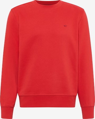 MUSTANG Sweatshirt 'Clio' in Rot: Vorderseite
