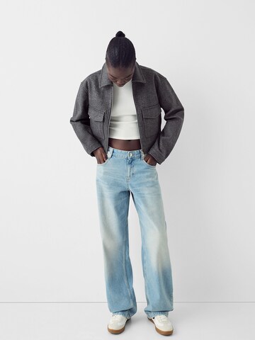 Bershka Between-season jacket in Grey