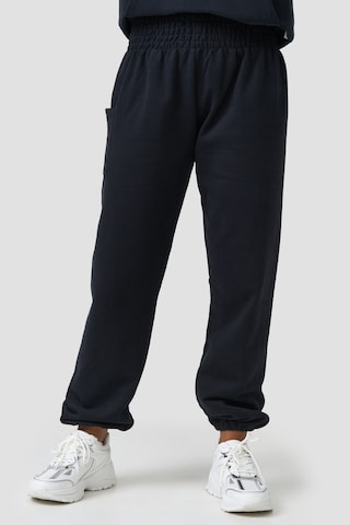 Paigh Regular Harem Pants in Black: front