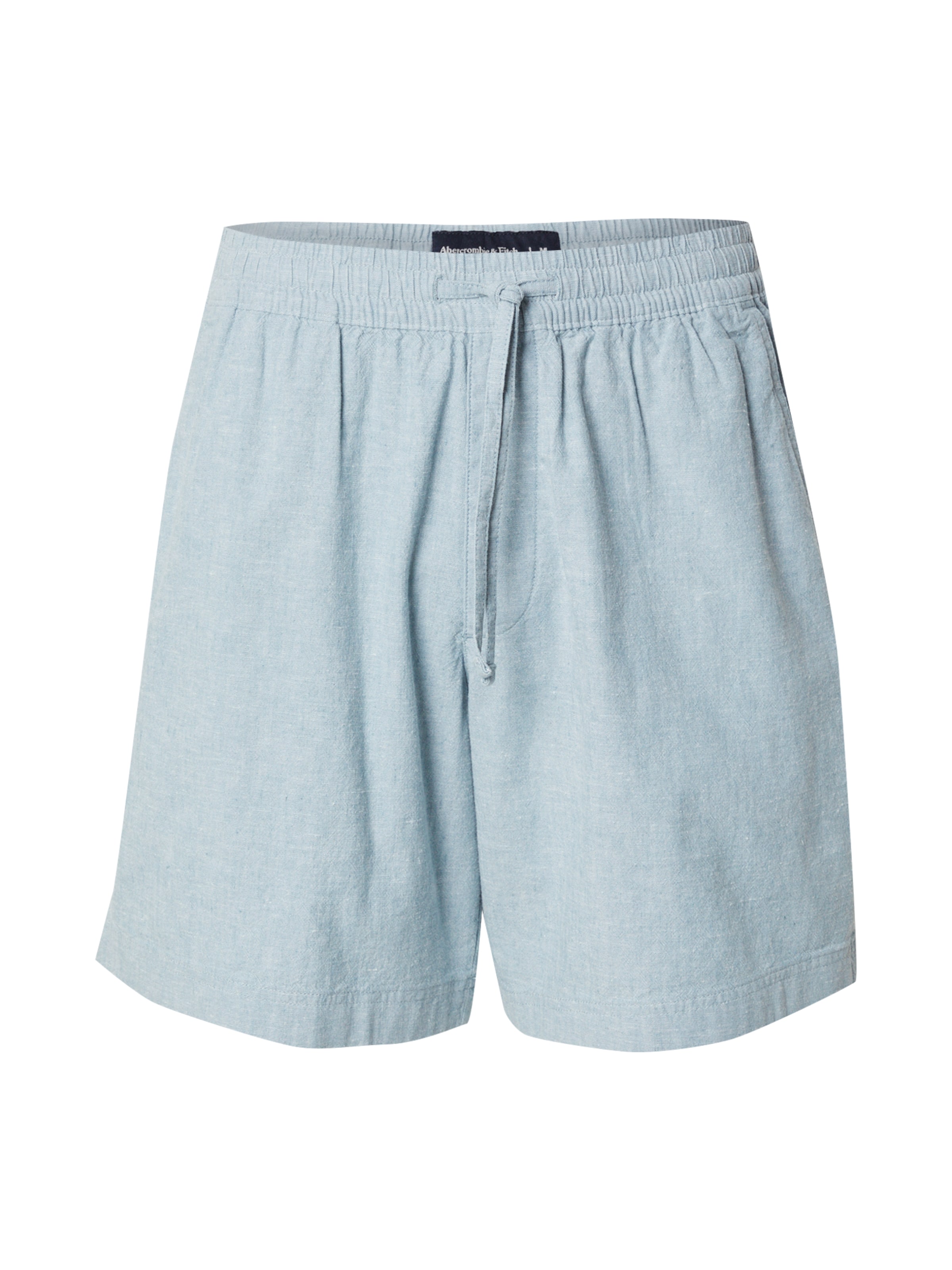 Abercrombie & Fitch Avar lõige Püksid, värv sinine: eest vaates