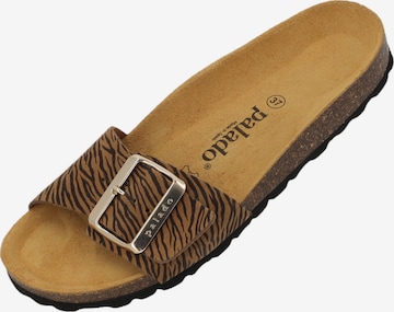 Palado Pantolette 'Malta' in Braun: Vorderseite