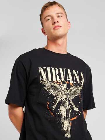 Only & Sons Shirt 'NIRVANA' in Black