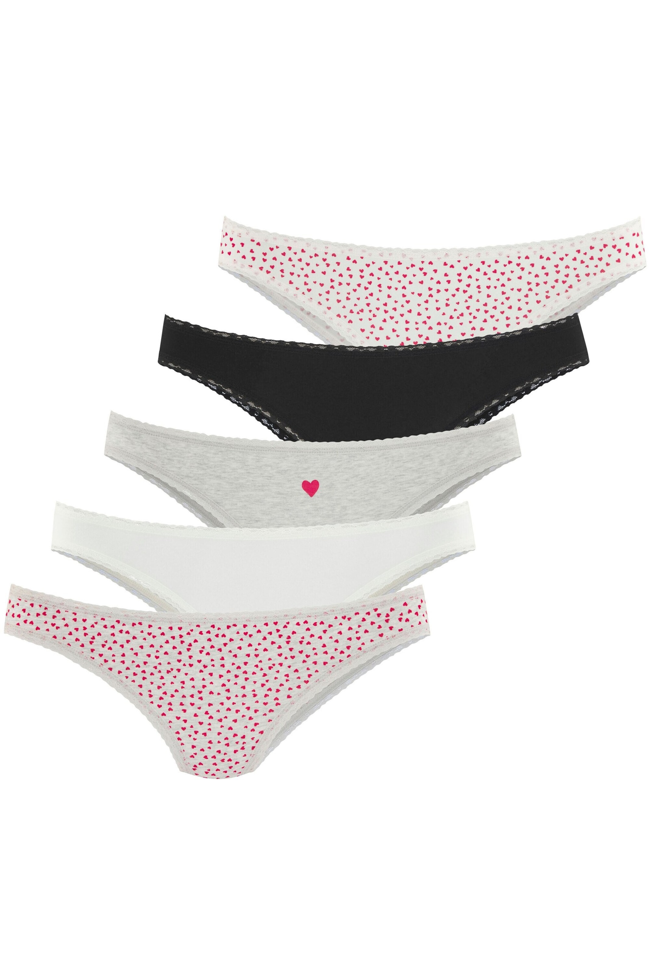 LASCANA Слип в сиво: отпред