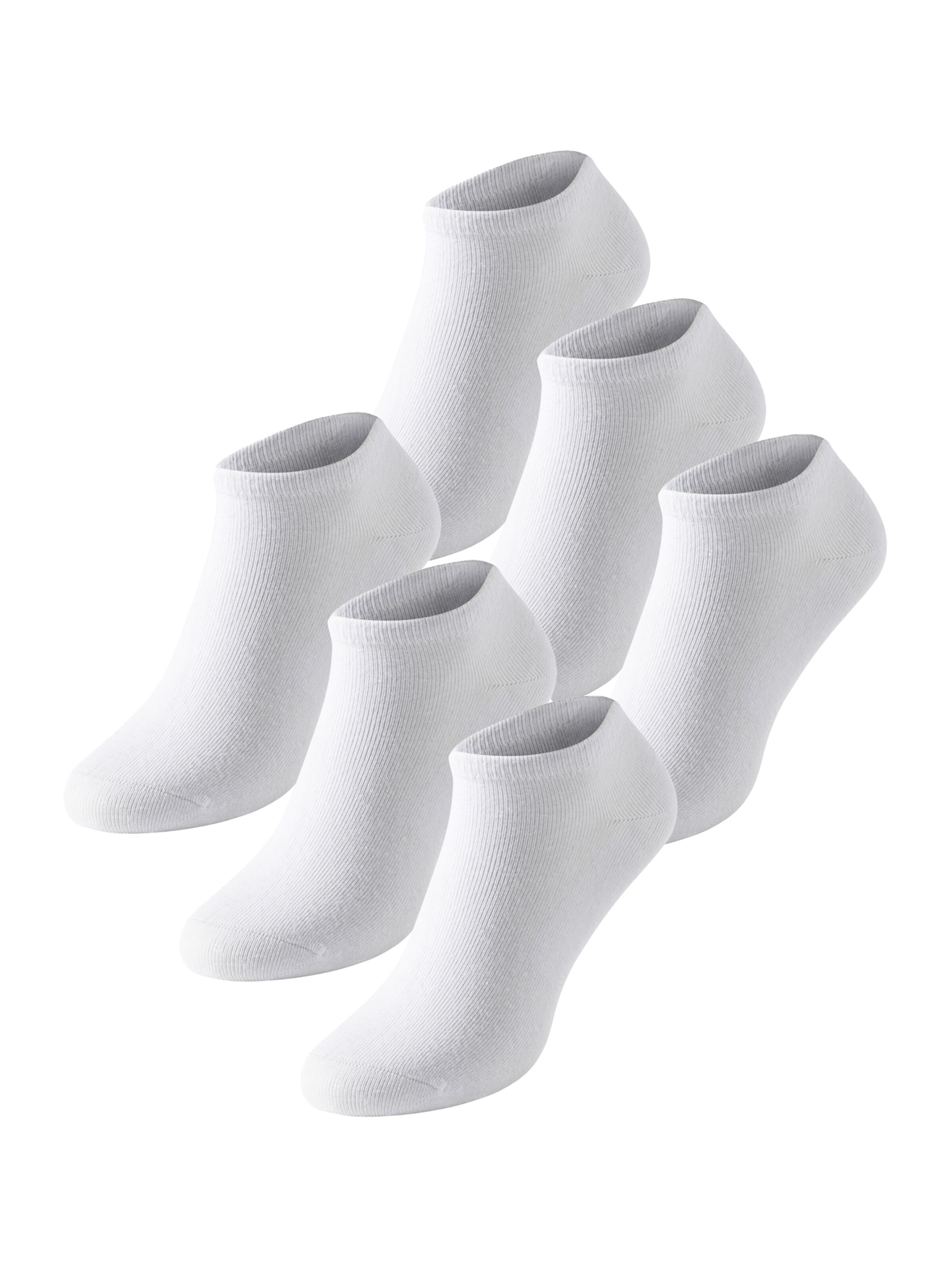 uncover by SCHIESSER Enkelsokken in Wit: voorkant