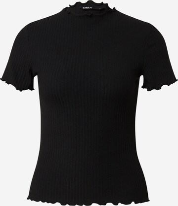 ONLY Тениска 'Emma' в черно: отпред