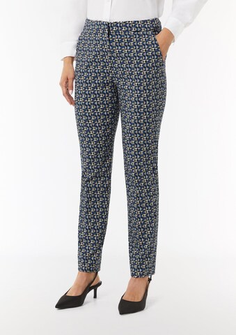 Regular Pantalon COMMA en bleu