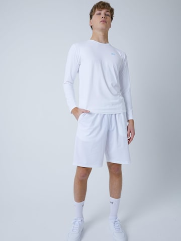 SPORTKIND Functioneel shirt 'Crew Neck Long Sleeve Shirt' in Wit
