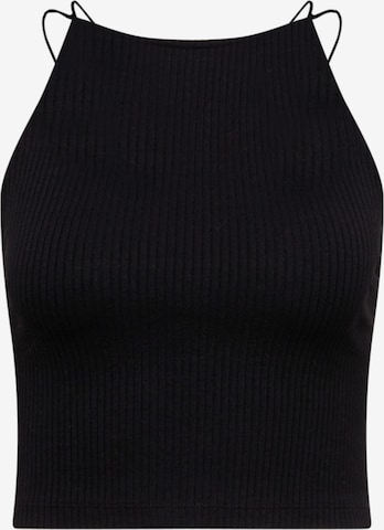 A LOT LESS Top 'Sheila' in Black: front