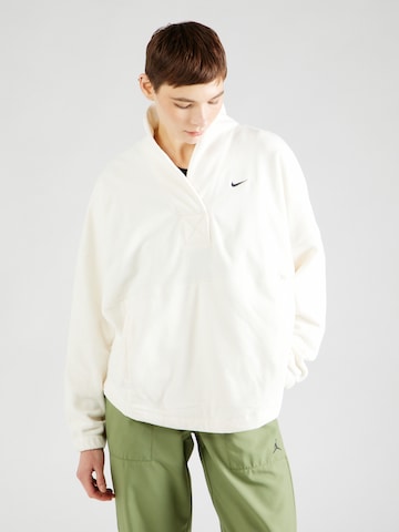 NIKE Athletic Sweater 'ONE' in White: front