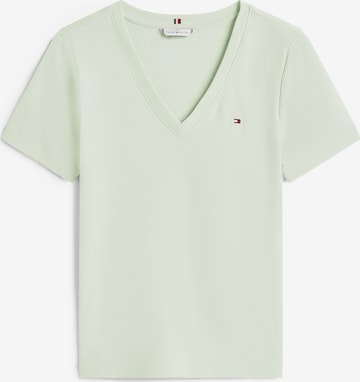 TOMMY HILFIGER Tričko - Zelená: predná strana
