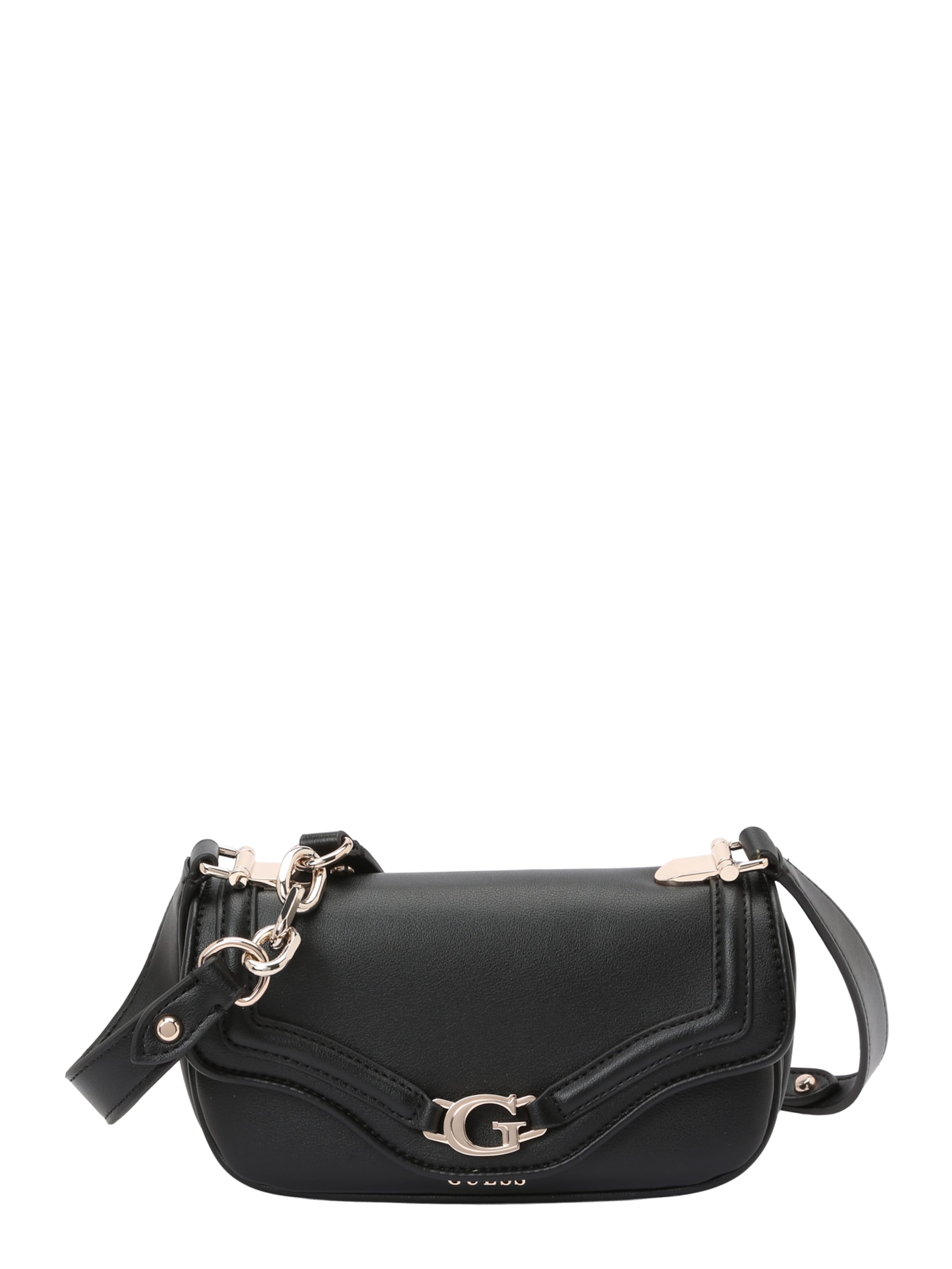 GUESS Umhängetasche 'DEA CROSSBODY FLAP' in Schwarz: Vorderseite