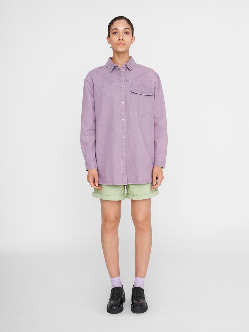 Denim Shirts Noisy may Denim shirts Light Purple