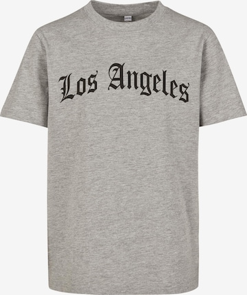 T-Shirt 'Los Angeles' Mister Tee en gris : devant