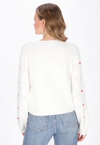 MYMO - Pullover em branco