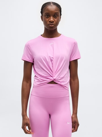 Maglia funzionale 'ONE CLASSIC' di NIKE in rosso: frontale