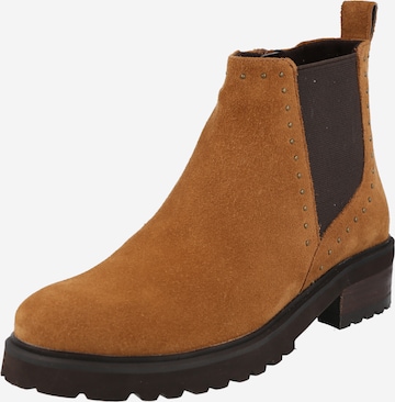 SPM Chelsea boots 'Lano' in Bruin: voorkant