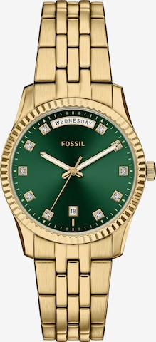 FOSSIL Analoguhr in Gold: Vorderseite