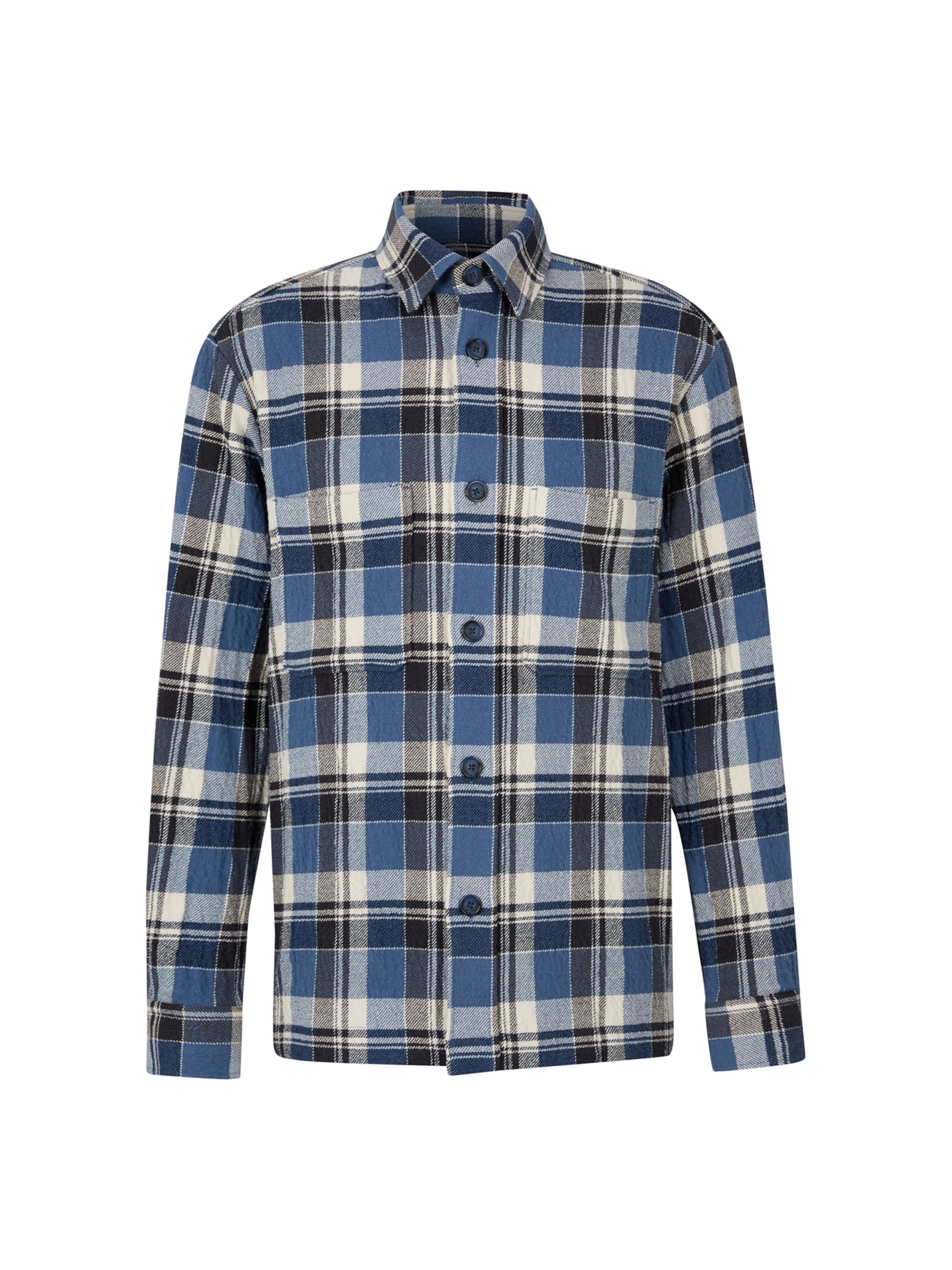 Coupe regular Chemise 'Nalon' STRELLSON en bleu : devant