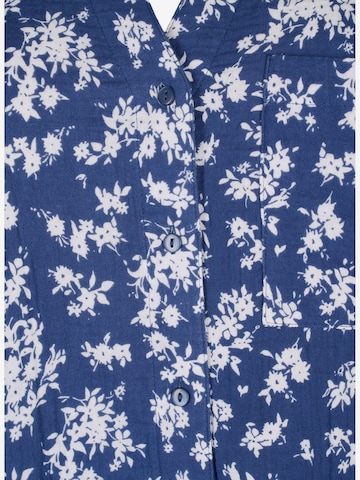 Zizzi Majica za spanje 'Mcecilie' | modra barva