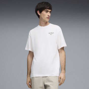 PUMA Shirt 'Slogan' in White: front