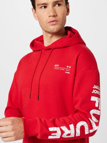 JACK & JONES - Sudadera 'Mono' en rojo