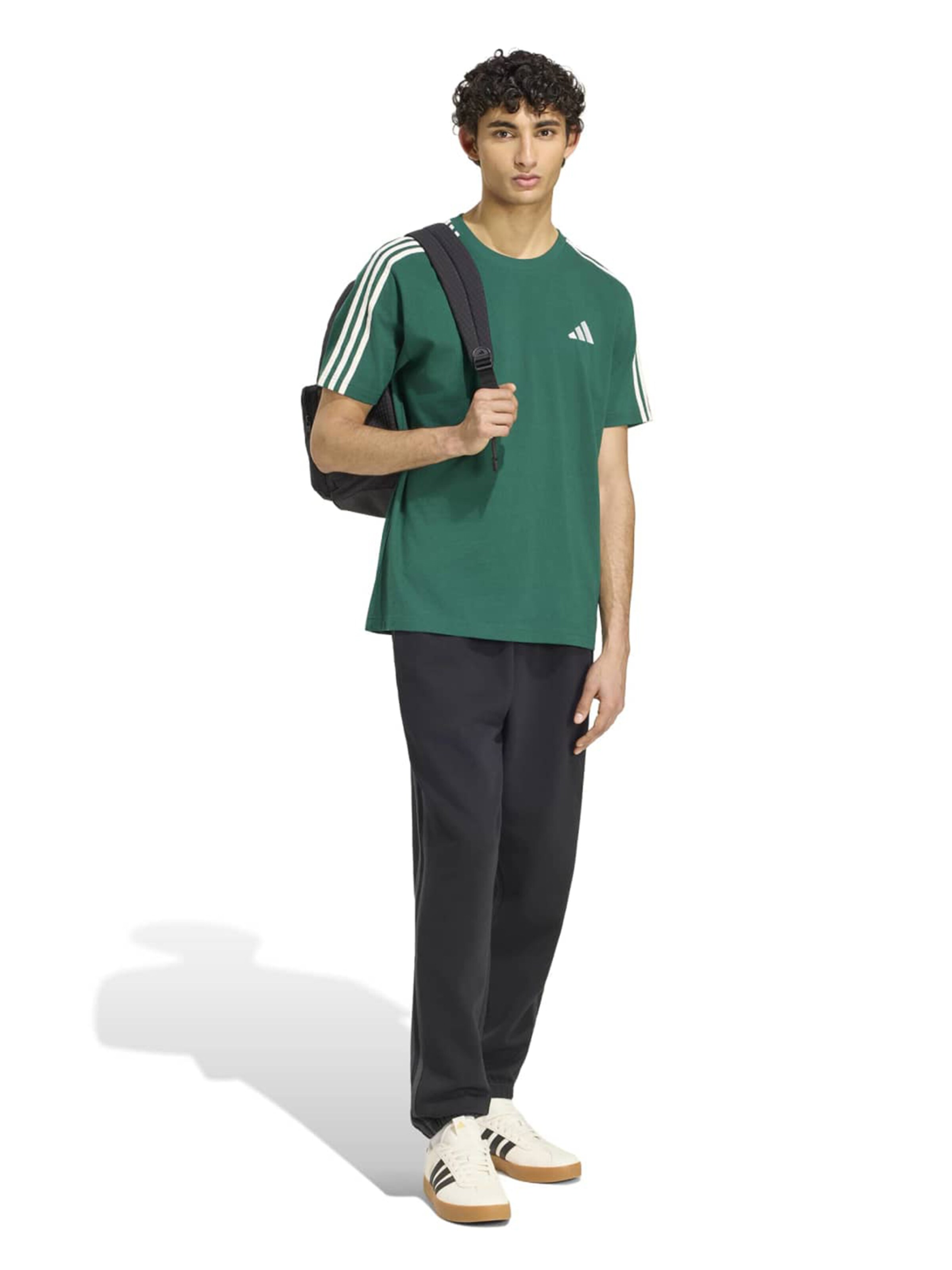 Effilé Pantalon de sport 'Essentials' ADIDAS SPORTSWEAR en noir