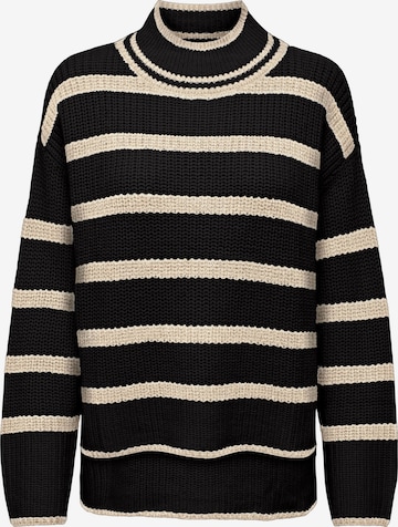 JDY Sweater 'JUSTY RUNA' in Black: front