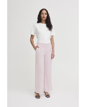 Wide Leg Pantalon 'IHKate' ICHI en rouge
