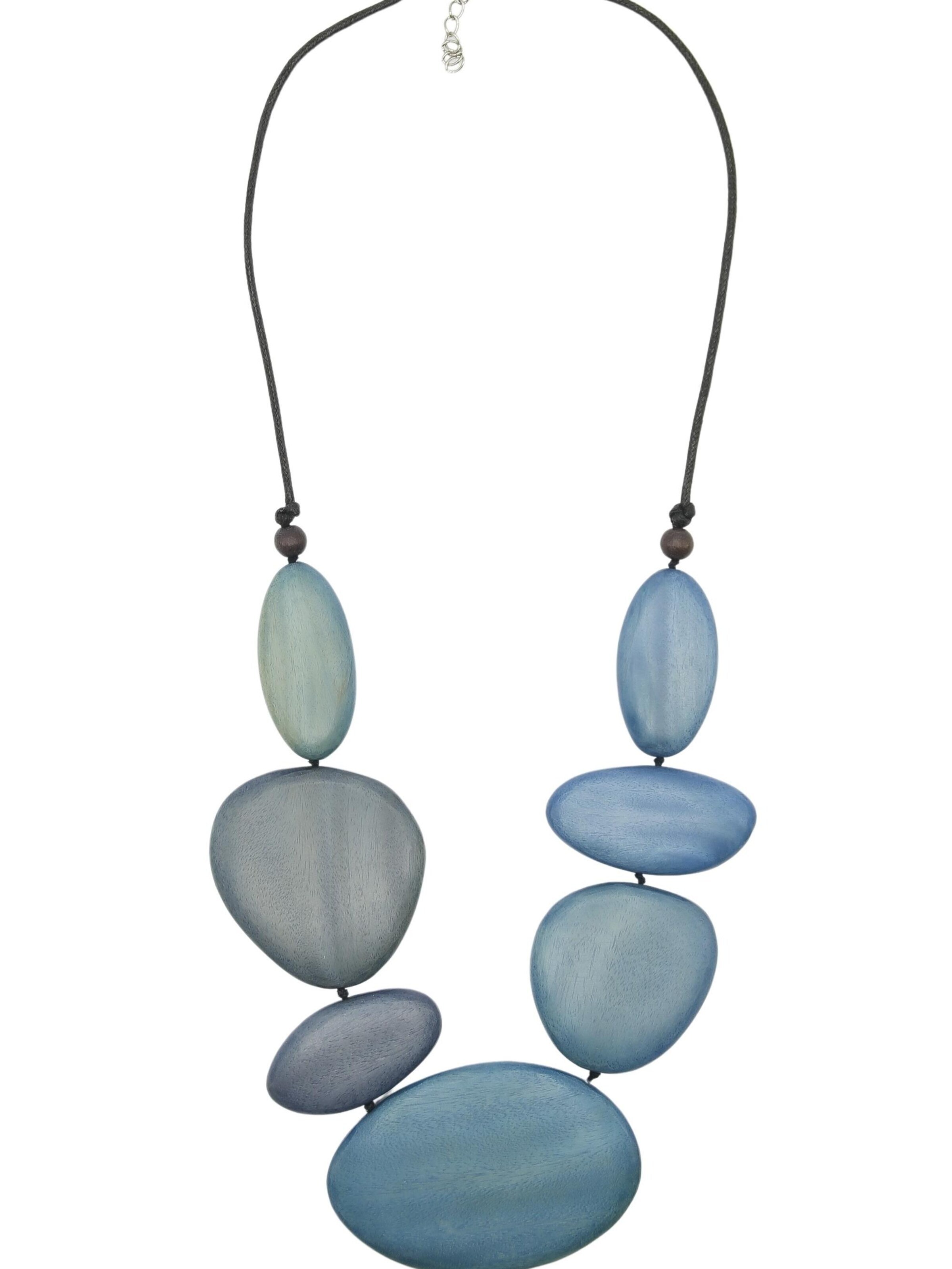 COLLEZIONE ALESSANDRO Necklace 'Benisha' in Blue: front