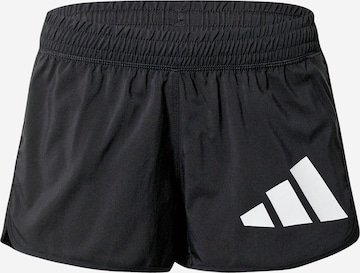 ADIDAS PERFORMANCE Regular Sports trousers in Black: front