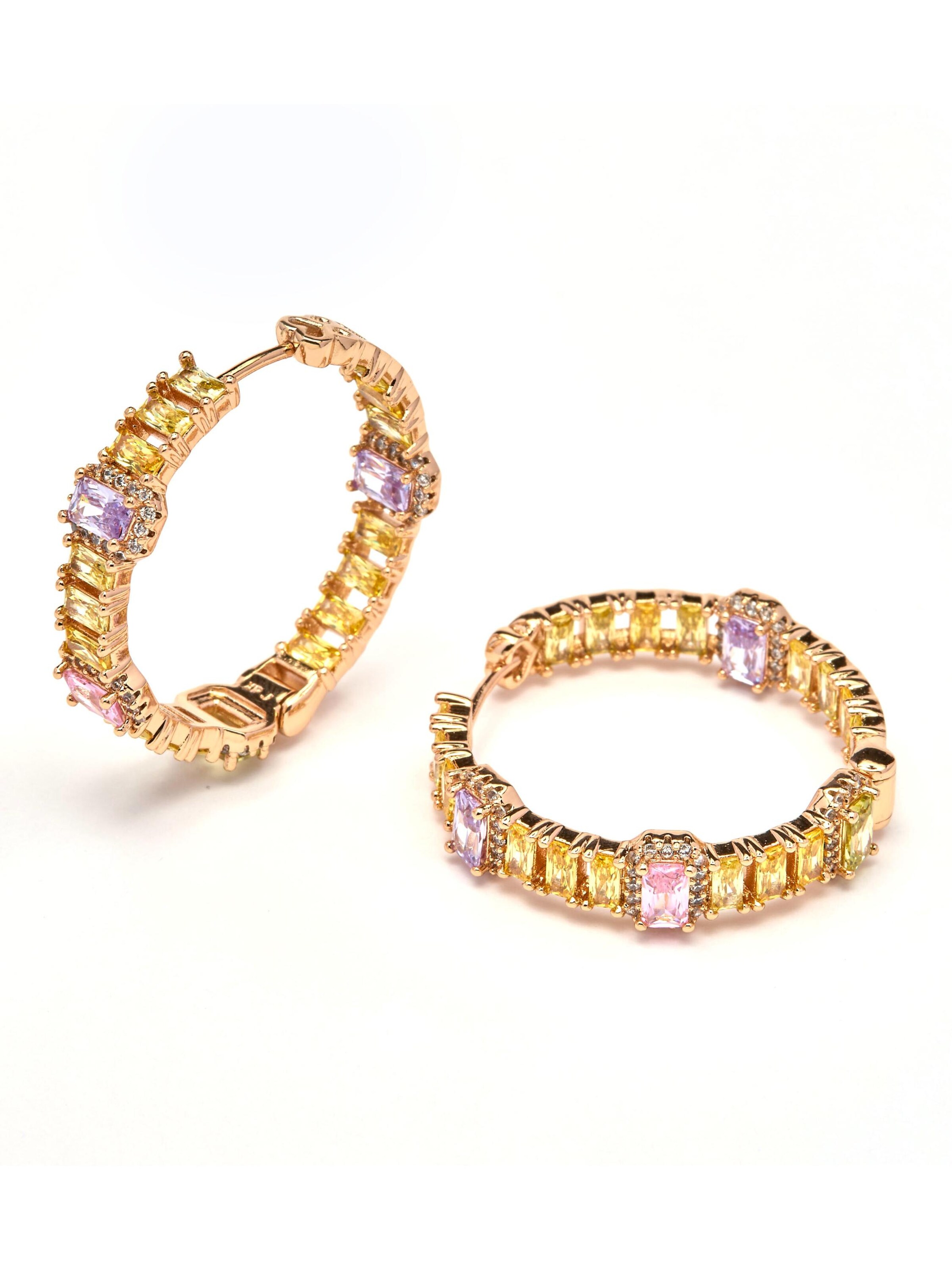Boucles d'oreilles 'Phisma' Luxenter en mélange de couleurs