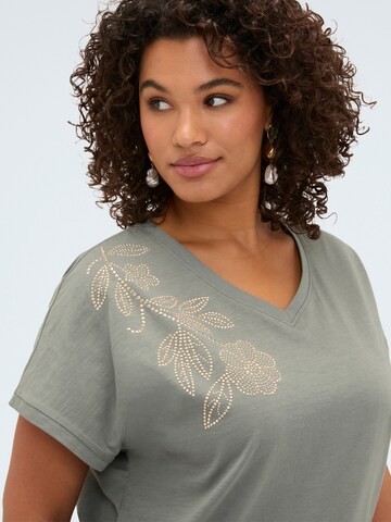 Fiorella Rubino - Camiseta en verde