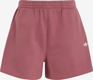 ADIDAS ORIGINALS Loose fit Pants 'Essentials' in Red: front