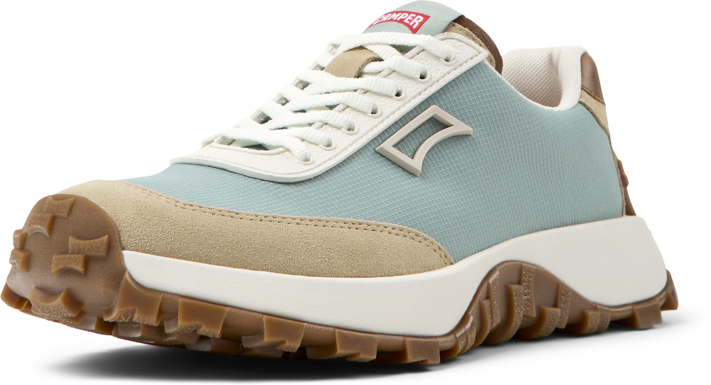 CAMPER Sneakers laag 'Drift Trail' in Groen: voorkant