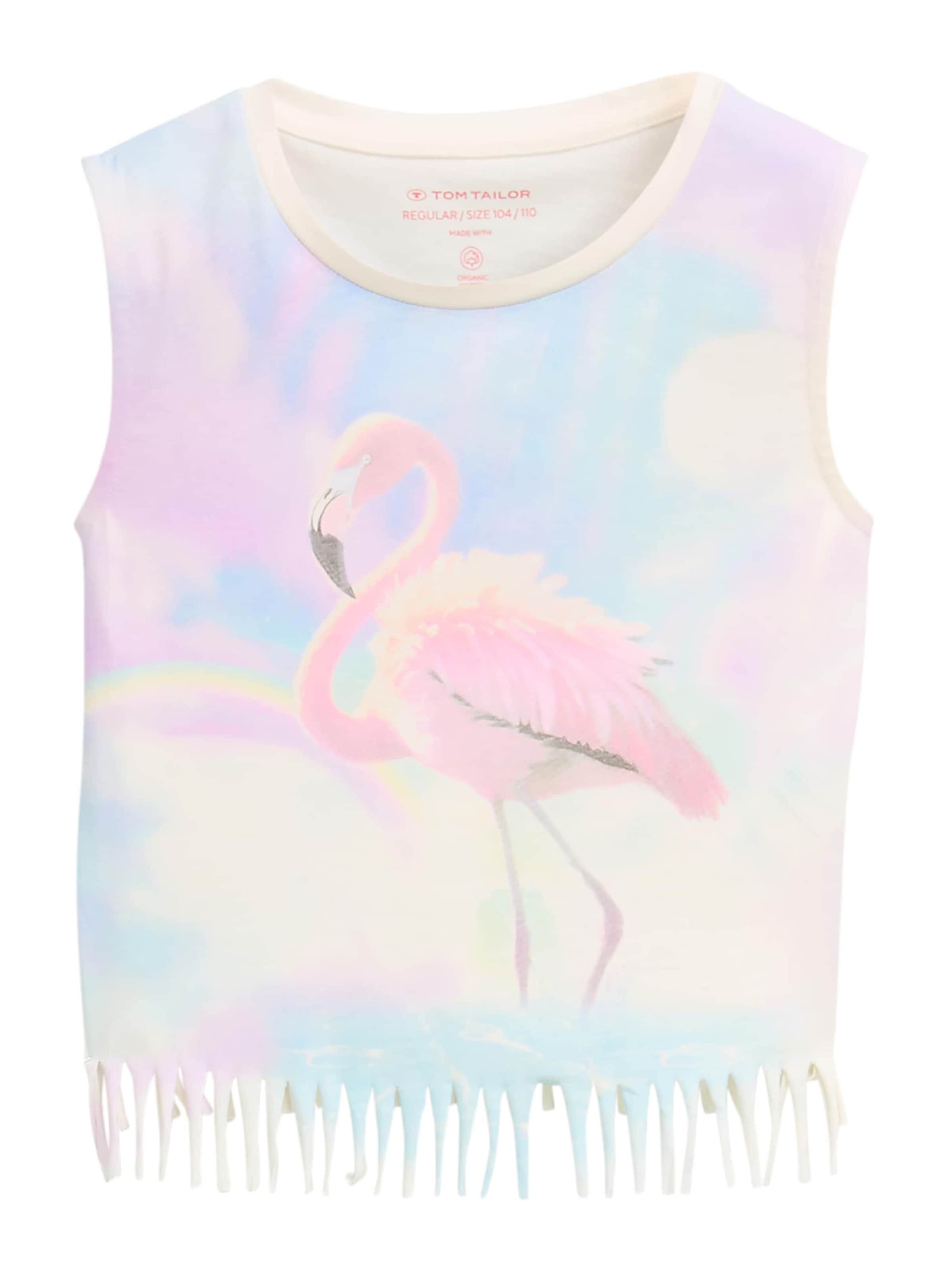 TOM TAILOR Τοπ σε λευκό: μπροστά